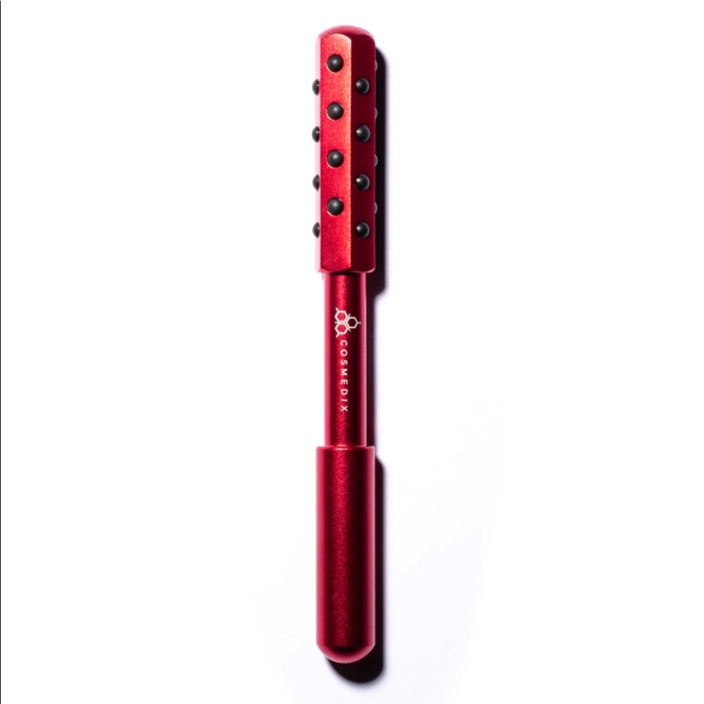 NWT Cosmedix Red Crystal Facial Massage Roller LE